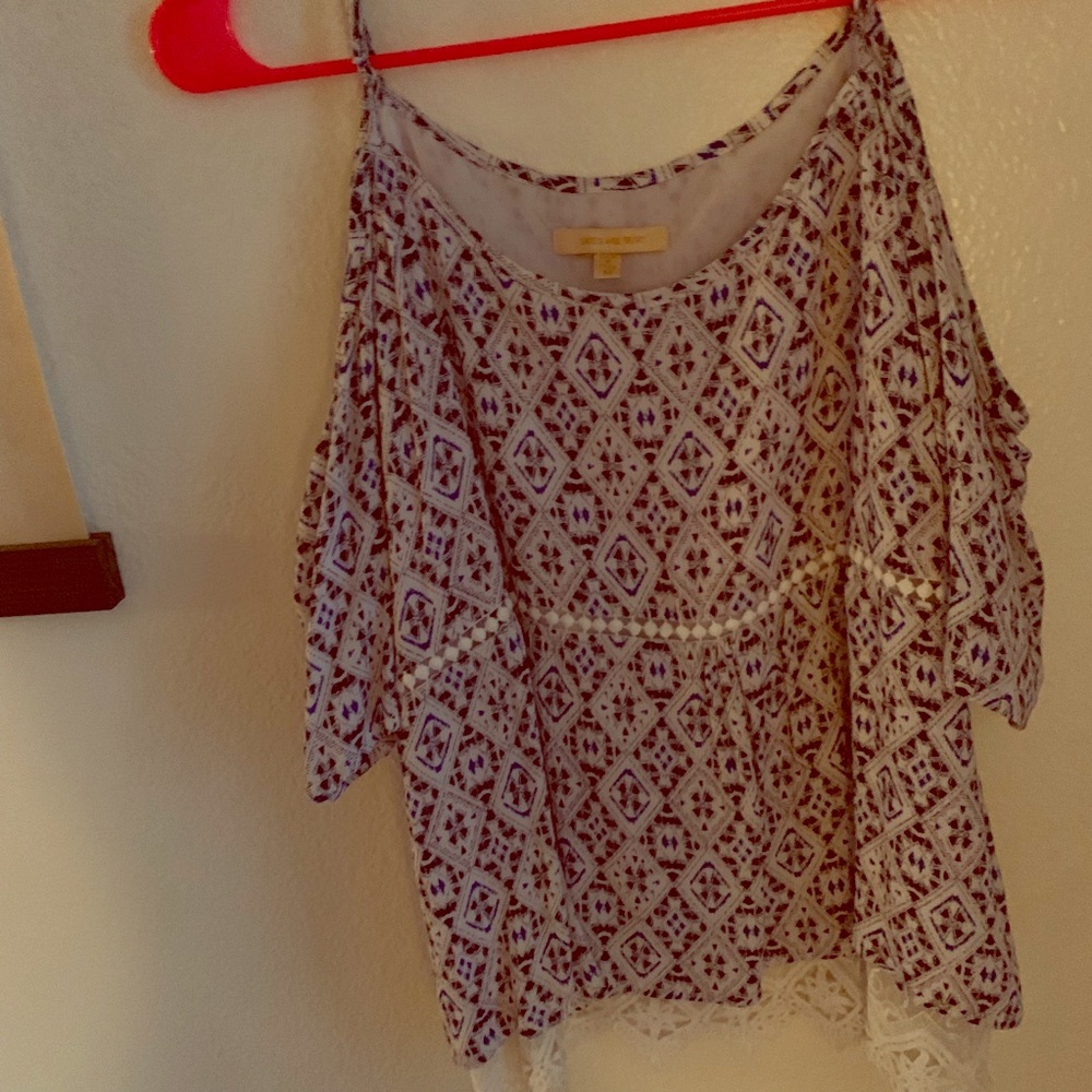 Adorable off the shoulder top